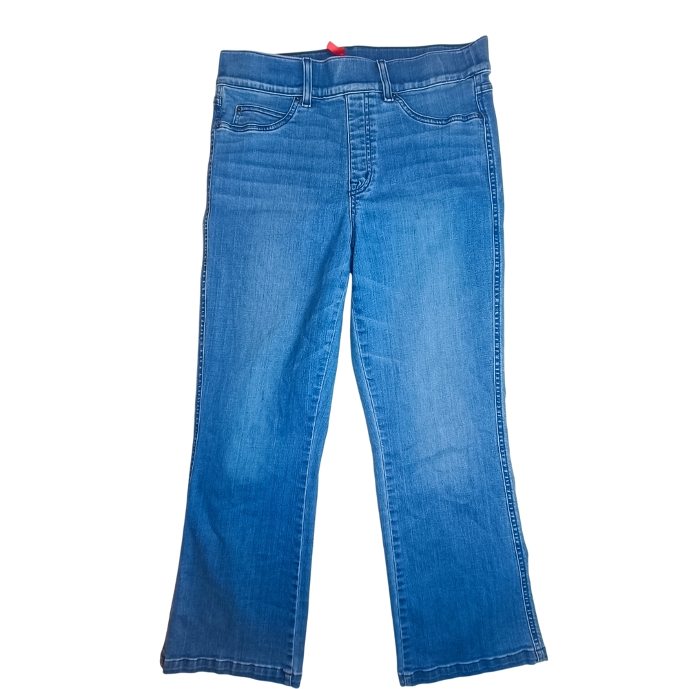 Spanx Kick Flare Jeans — Vintage Indigo — Size L